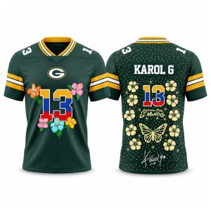 Packers 2027 Karol G Viajando Por El Mundo Tropitour Jersey