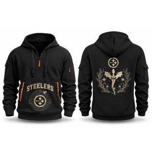 Steelers Fourth Wings Night 2026 Quarter Zip Hoodie