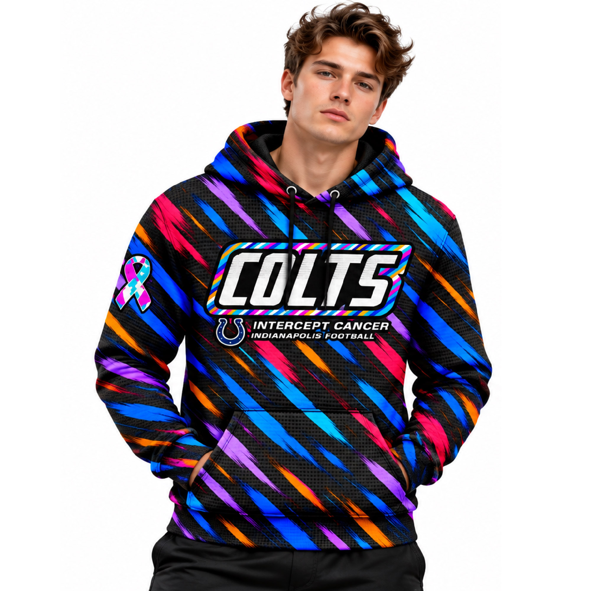 2026 Colts Crucial Catch Waffle Hoodie 2 2026 Colts Crucial Catch Waffle Hoodie (2)
