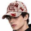 2026 Hello Darkness My Old Friend Halloween Blood Hat (2)