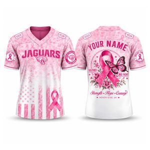 Personalized Jaguars Breast Cancer Awareness Month 2026 Jersey