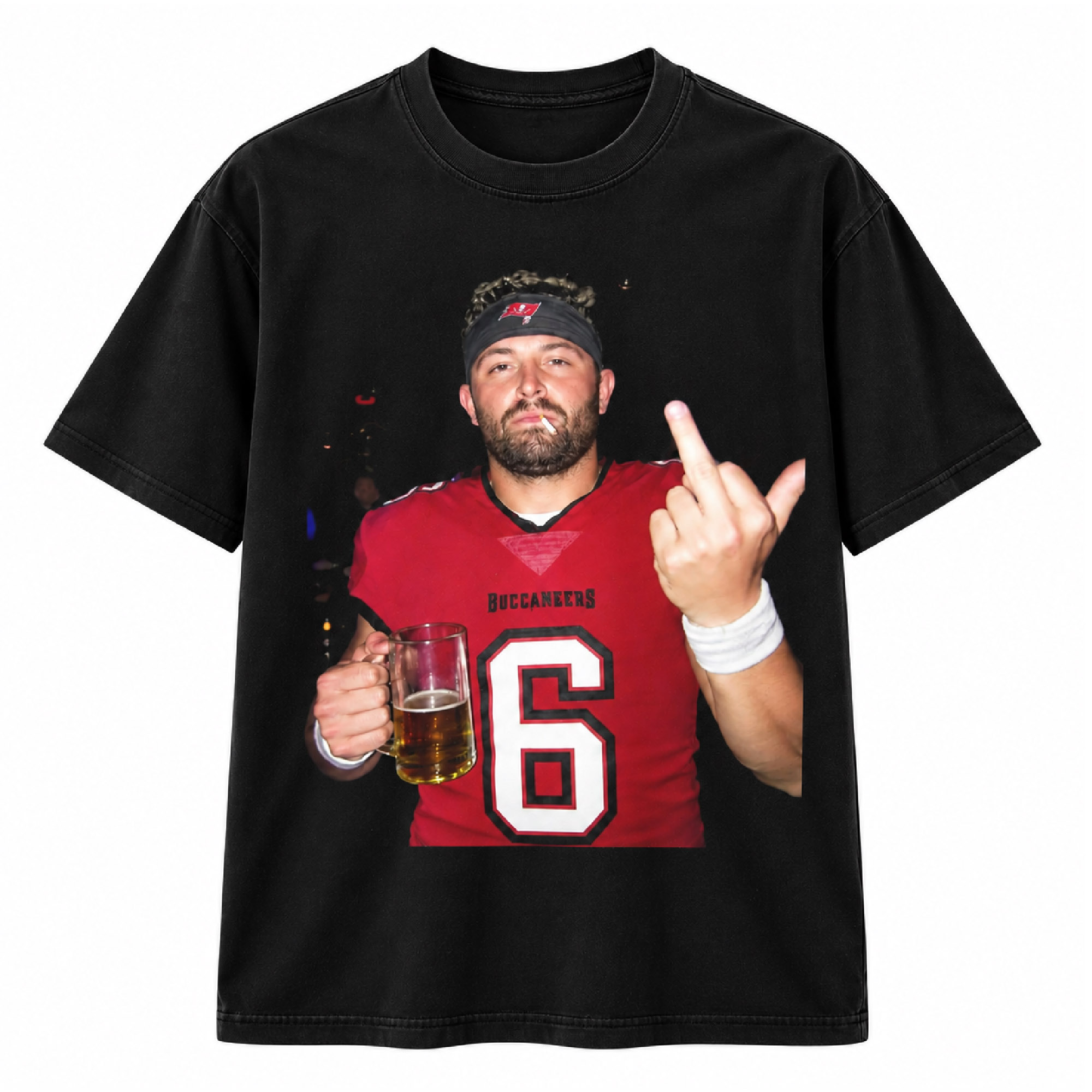 Baker Mayfield Middle Finger Football T Shirt Baker Mayfield Middle Finger Football T Shirt