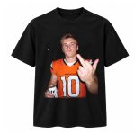 Bo Nix Middle Finger Football T-Shirt