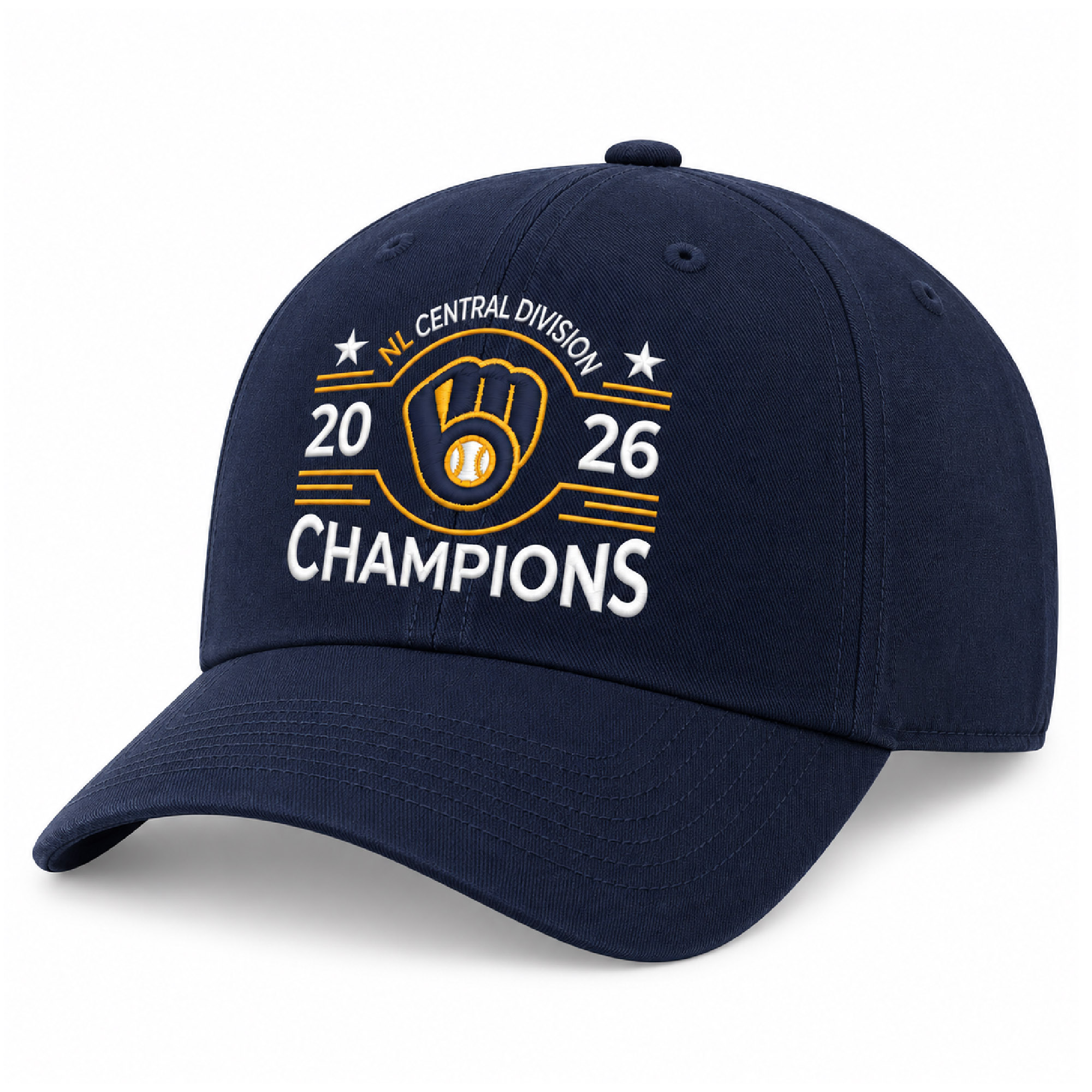 Brewers NL Central Division Champions 2026 Hat 2 Brewers NL Central Division Champions 2026 Hat (3)