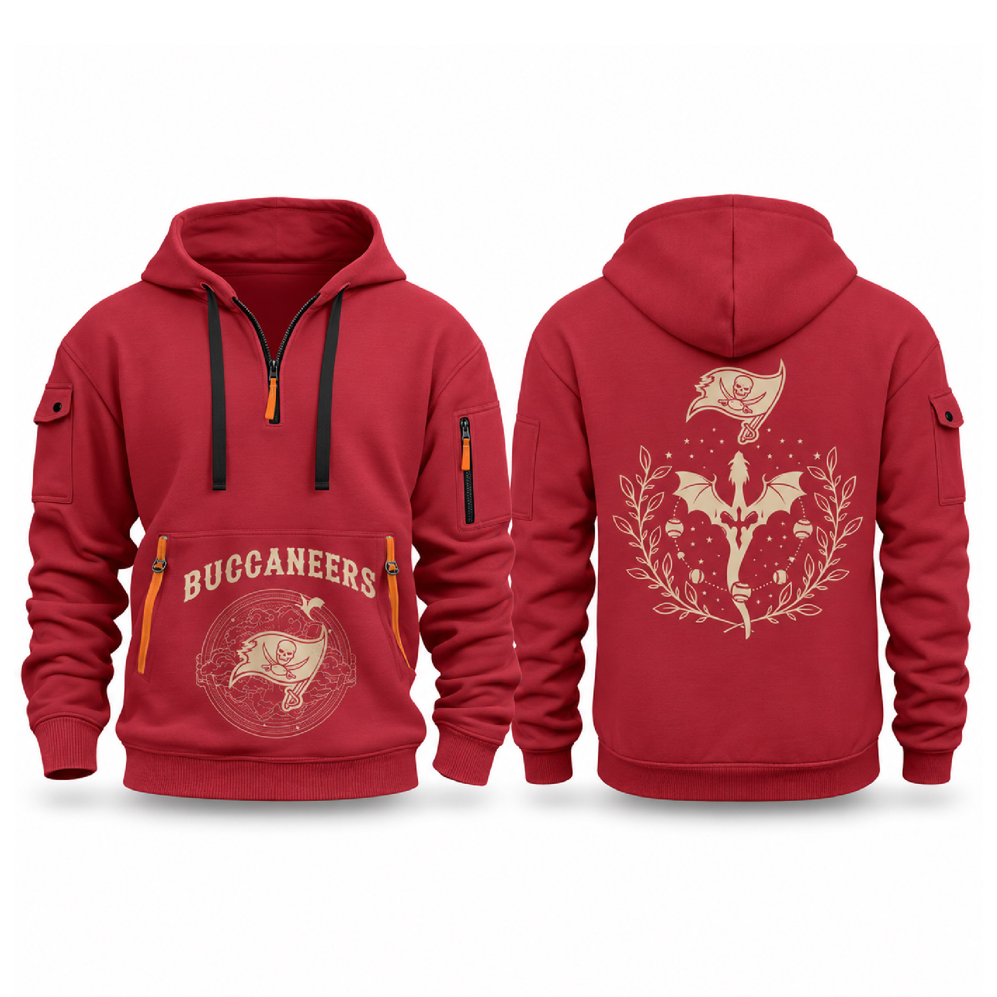 Buccaneers Fourth Wings Night 2026 Quarter Zip Hoodie 2 Buccaneers Fourth Wings Night 2026 Quarter Zip Hoodie (2)