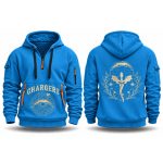 Chargers Fourth Wings Night 2026 Quarter Zip Hoodie