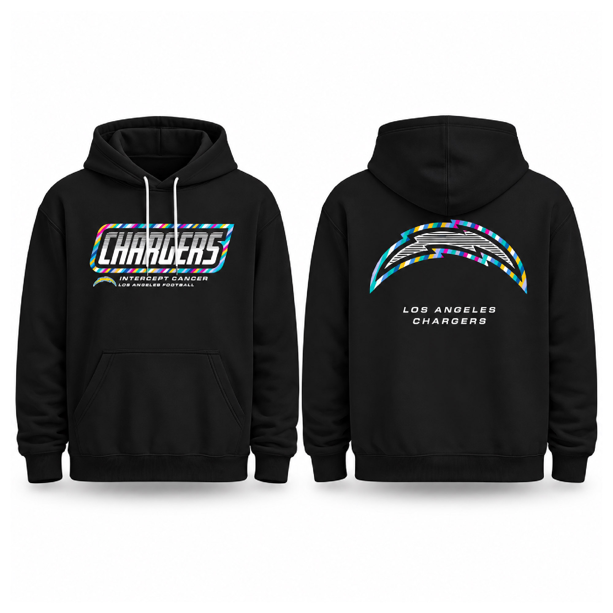 Chargers Pink Crucial Catch 2026 Hoodie (2) Chargers Pink Crucial Catch 2026 Hoodie (2)