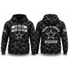 Cowboys Football 2026 Salute to Service Camo Waffle Hoodie