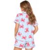 Crab Stripe Silky Satin Pajama (2)