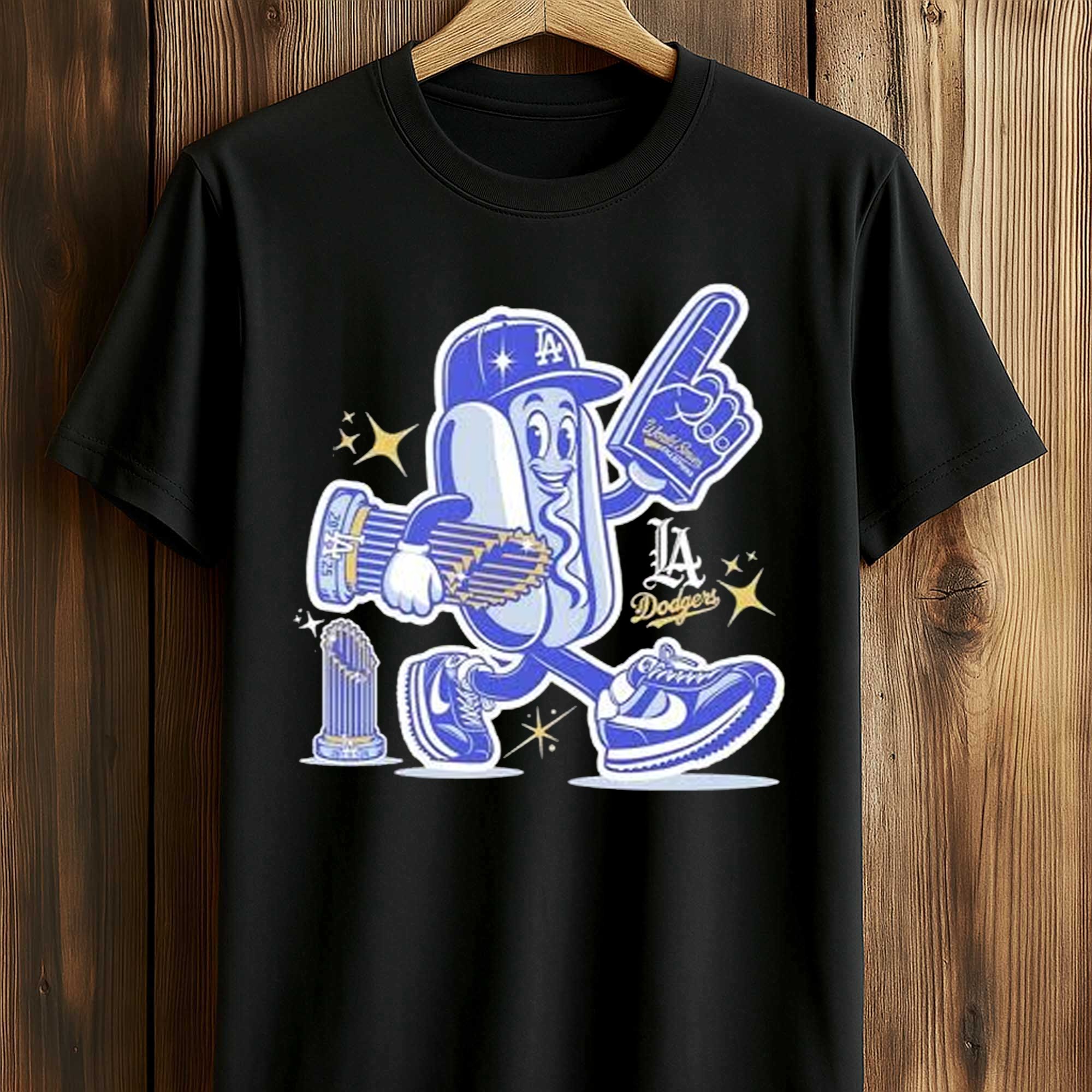 Dodgers Hot Dog Mascot 2025 World Series Champions Shirt (1) Dodgers Hot Dog Mascot 2025 World Series Champions Shirt (1)