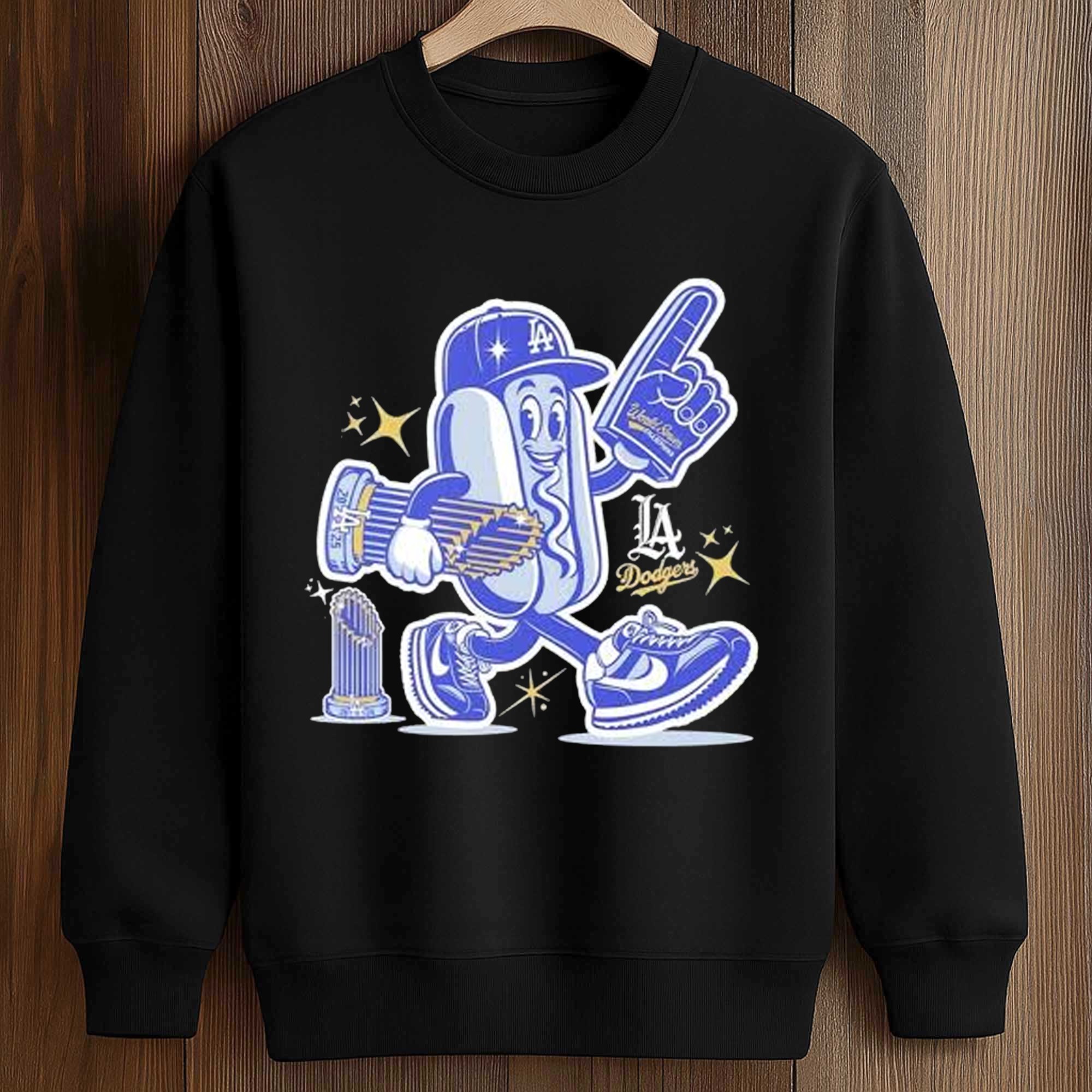Dodgers Hot Dog Mascot 2025 World Series Champions Shirt 3 Dodgers Hot Dog Mascot 2025 World Series Champions Shirt (3)
