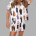 Downton Abbey Silky Satin Pajama Set