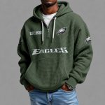 Eagles EST 1993 Waffle Quarter Zip Hoodie