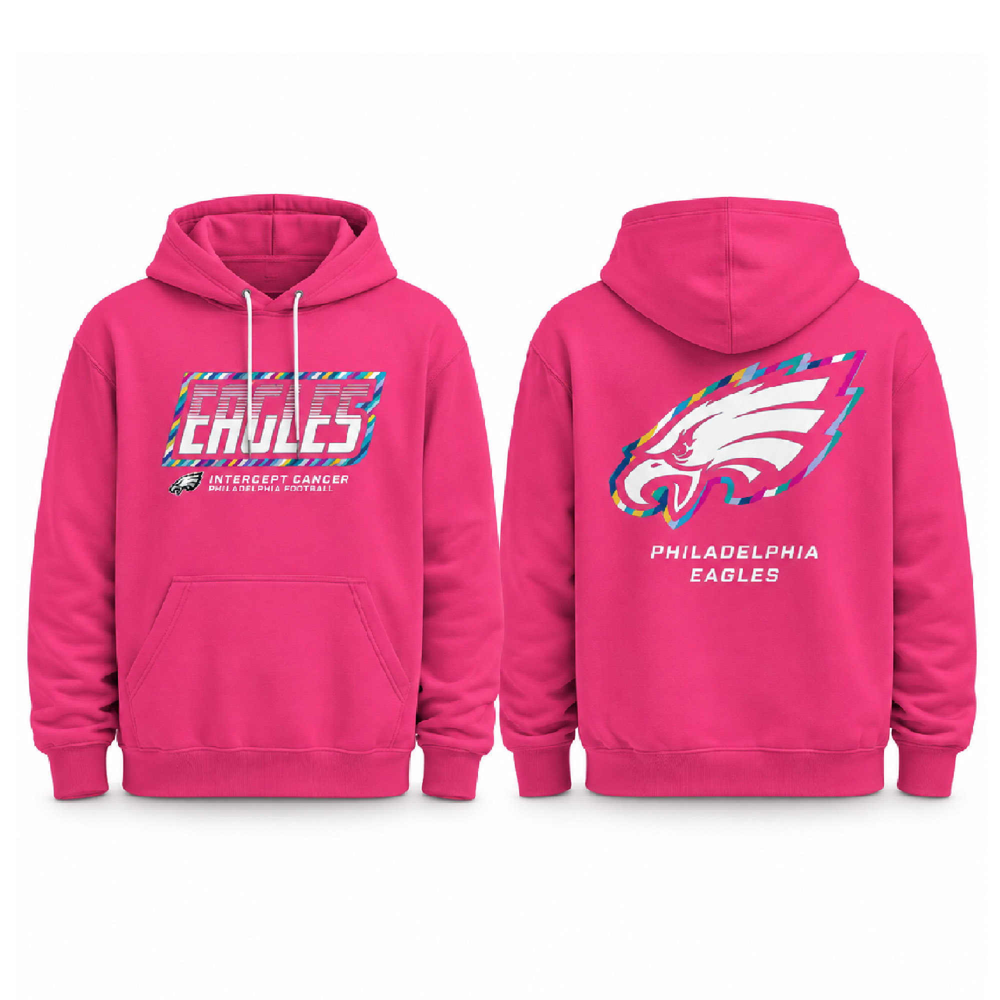 Eagles Pink Crucial Catch 2026 Hoodie 2 Eagles Pink Crucial Catch 2026 Hoodie