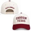 Ella Langley Choosin' Texas White and Maroon Hat