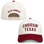 Ella Langley Choosin' Texas White and Maroon Hat