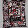 Falcons 60th Anniversary 1966 2026 Fleece Blanket