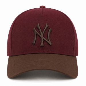 Jennifer Lopez Yankees Burgundy Baseball Hat