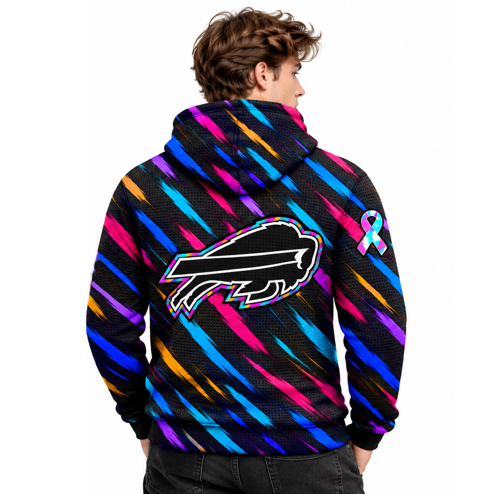 2026 Bills Crucial Catch Waffle Hoodie 3 2026 Bills Crucial Catch Waffle Hoodie (3)