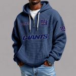 Giants EST 1925 Quarter Zip Waffle Hoodie