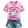Halloween Breast Cancer BOO Sheet Shirt