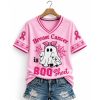 Halloween Breast Cancer BOO Sheet Shirt (2)