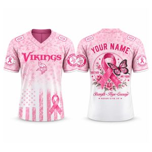 Personalized Vikings Breast Cancer Awareness Month 2026 Jersey