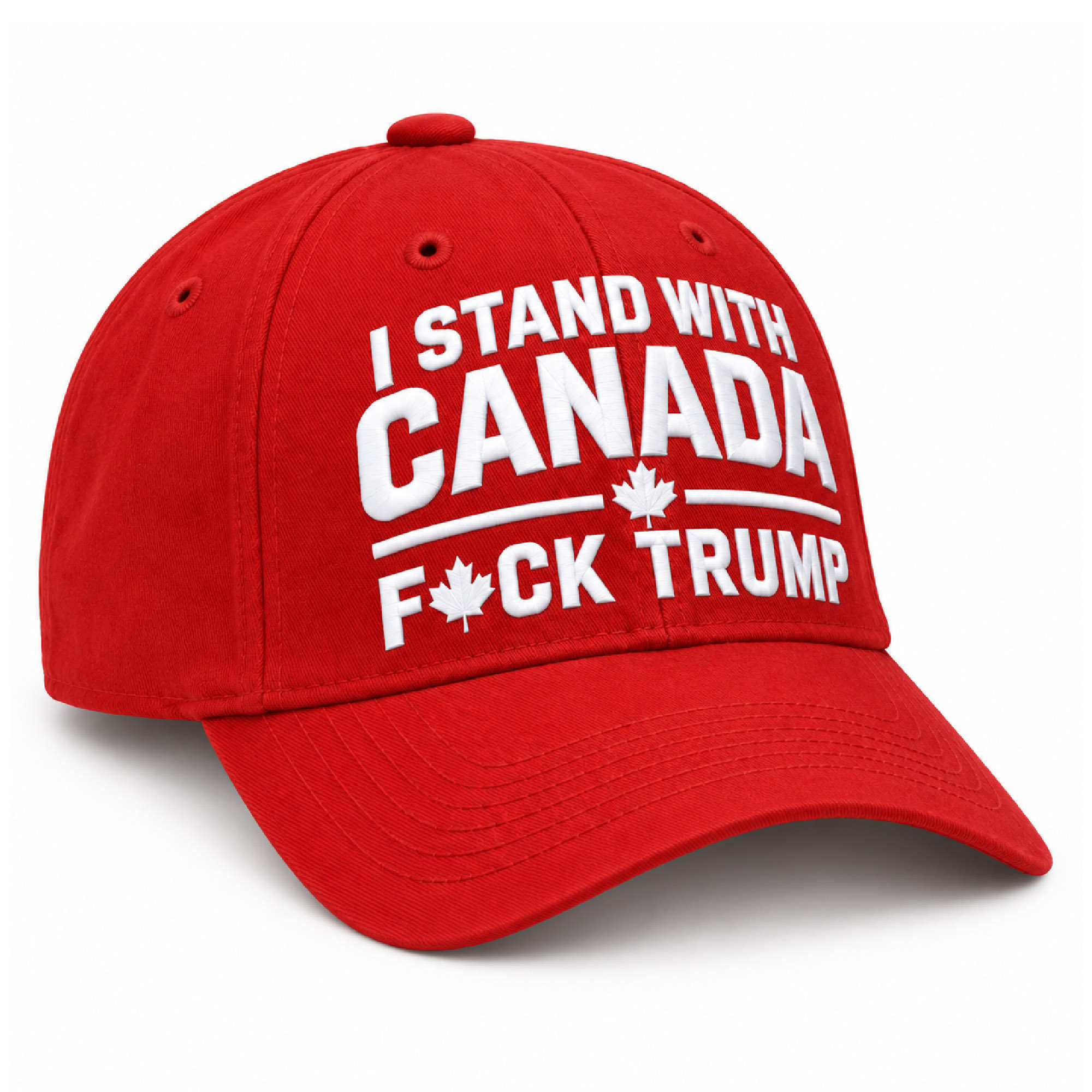 I Stand With Canada Fuck Trump Hat 2 I Stand With Canada Fuck Trump Hat (2)