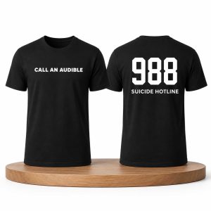 Marshawn Kneeland Call An Audible 988 Suicide Hotline Shirt