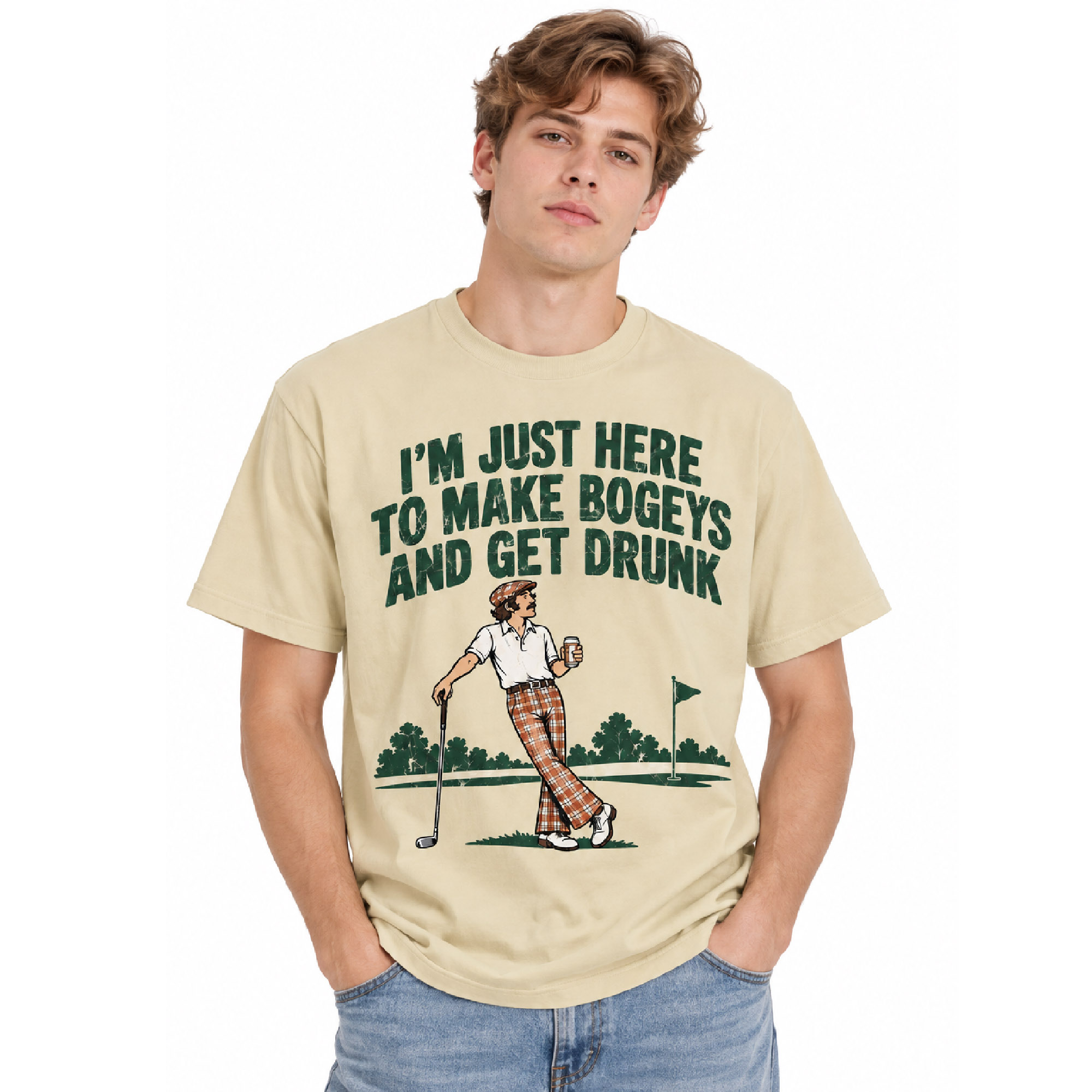I'm Just Here To Make Bogeys and Get Drunk Shirt 3 I'm Just Here To Make Bogeys and Get Drunk Shirt (3)