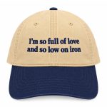 I'm So Full Of Love And So Low On Iron Hat