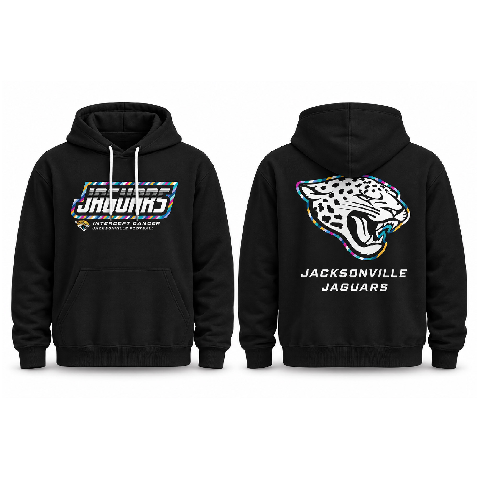 Jaguars Pink Crucial Catch 2026 Hoodie (2) Jaguars Pink Crucial Catch 2026 Hoodie (2)