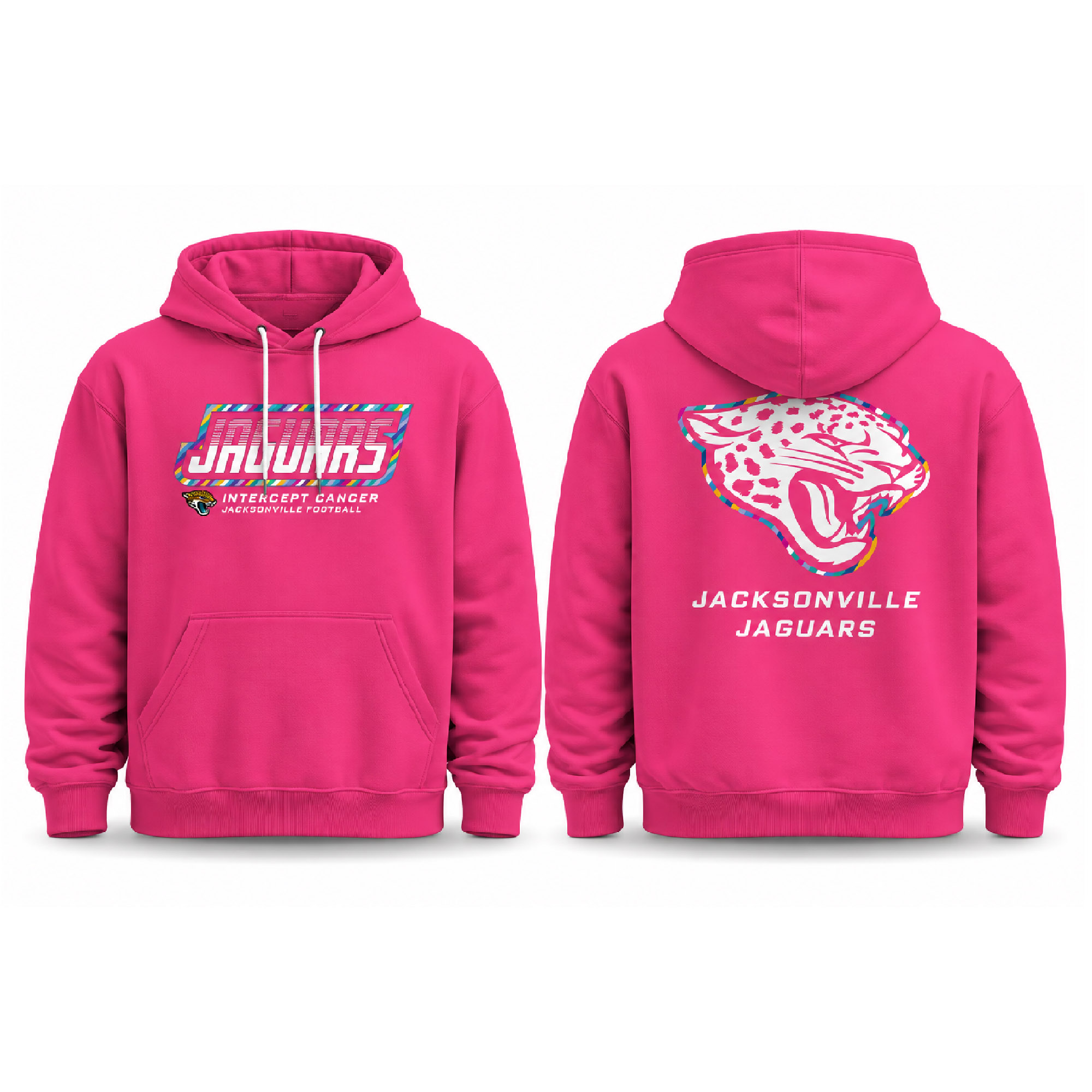 Jaguars Pink Crucial Catch 2026 Hoodie 2 Jaguars Pink Crucial Catch 2026 Hoodie