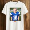 Jahmyr Gibbs Wears Jared Goff On His Shirt