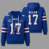 Josh Allen 17 Bills Waffle Hoodie (1)