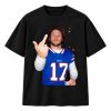 Josh Allen Middle Finger Football T-Shirt 4 Josh Allen Middle Finger Football T Shirt