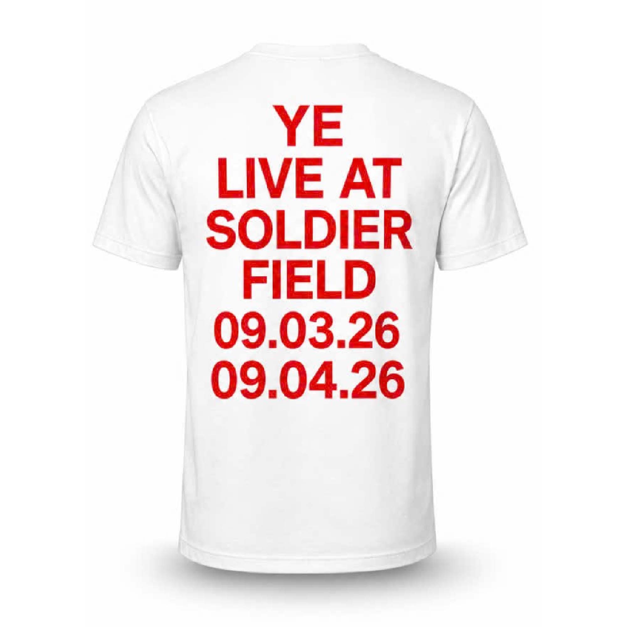 Kanye West Ye Live At Soldier Field Chicago On Sep 3 And 4 2026 Shirt 3 Kanye West Ye Live At Soldier Field Chicago On Sep 3 And 4 2026 Shirt (3)