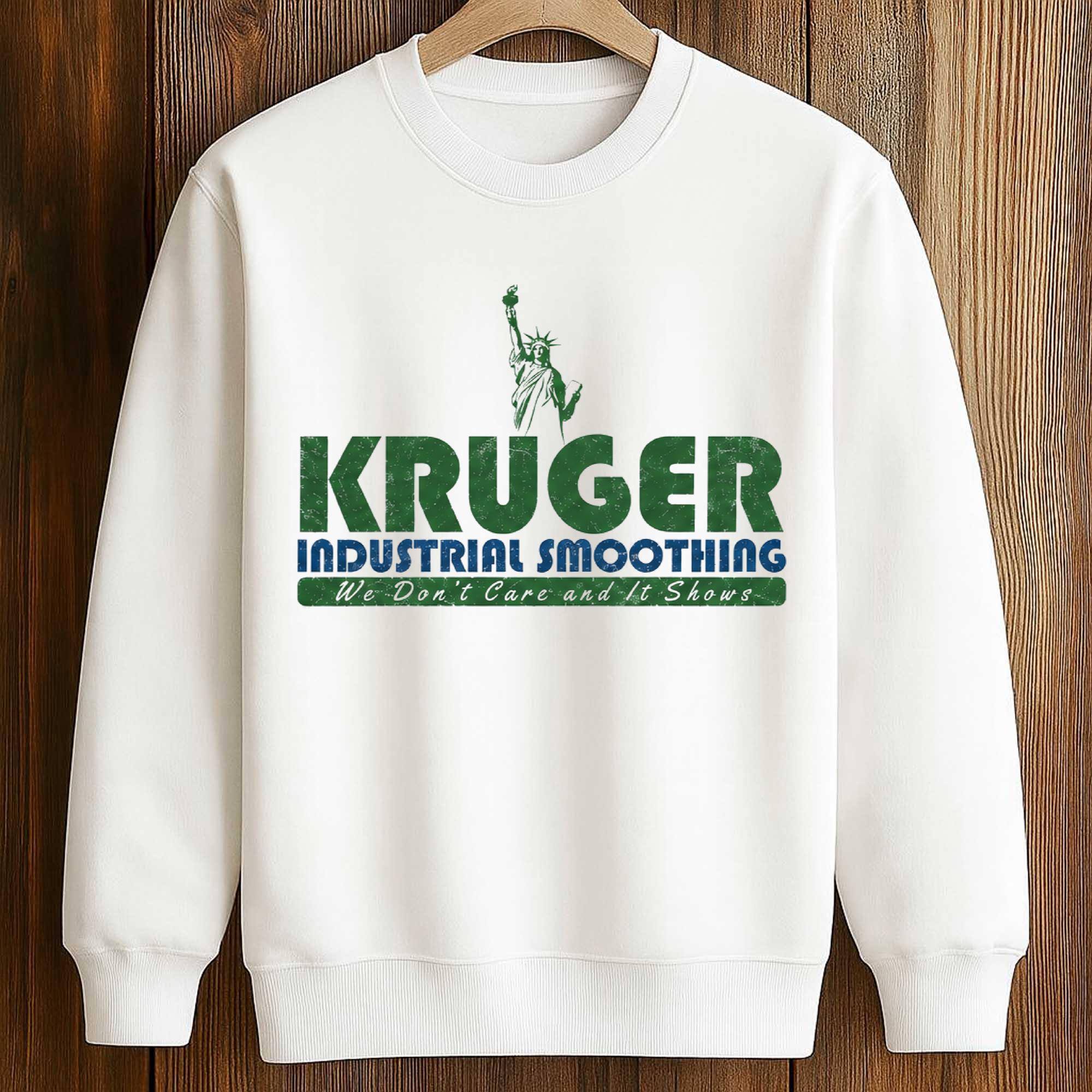 Kruger Industrial Smoothing We Don’t Care and It Shows Shirt 3 Kruger Industrial Smoothing We Don’t Care and It Shows Shirt (3)