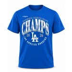 LA Dodgers NL West Division Champions Locker Room 2026 Shirt