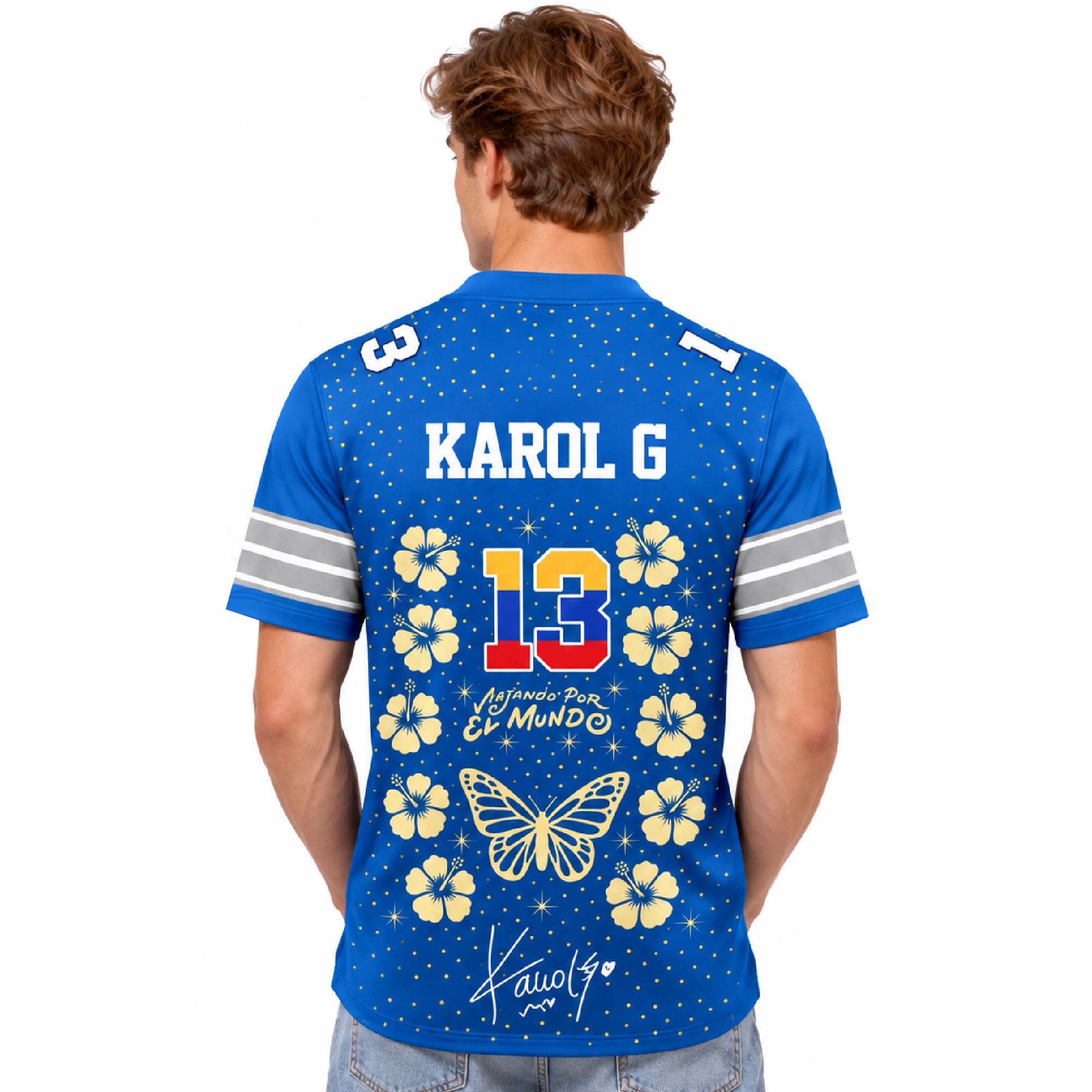 Lions 2027 Karol G Viajando Por El Mundo Tropitour Jersey 3 Lions 2027 Karol G Viajando Por El Mundo Tropitour Jersey (3)