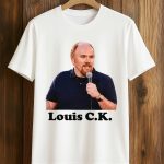 Louis CK Comedian Portrait Performing Comedy Stand Up Shirt