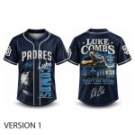 Luke Combs 2027 Padres My Kinda Saturday Night Tour Jersey