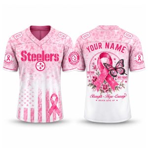 Personalized Steelers Breast Cancer Awareness Month 2026 Jersey