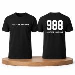Marshawn Kneeland Call An Audible 988 Suicide Hotline Shirt