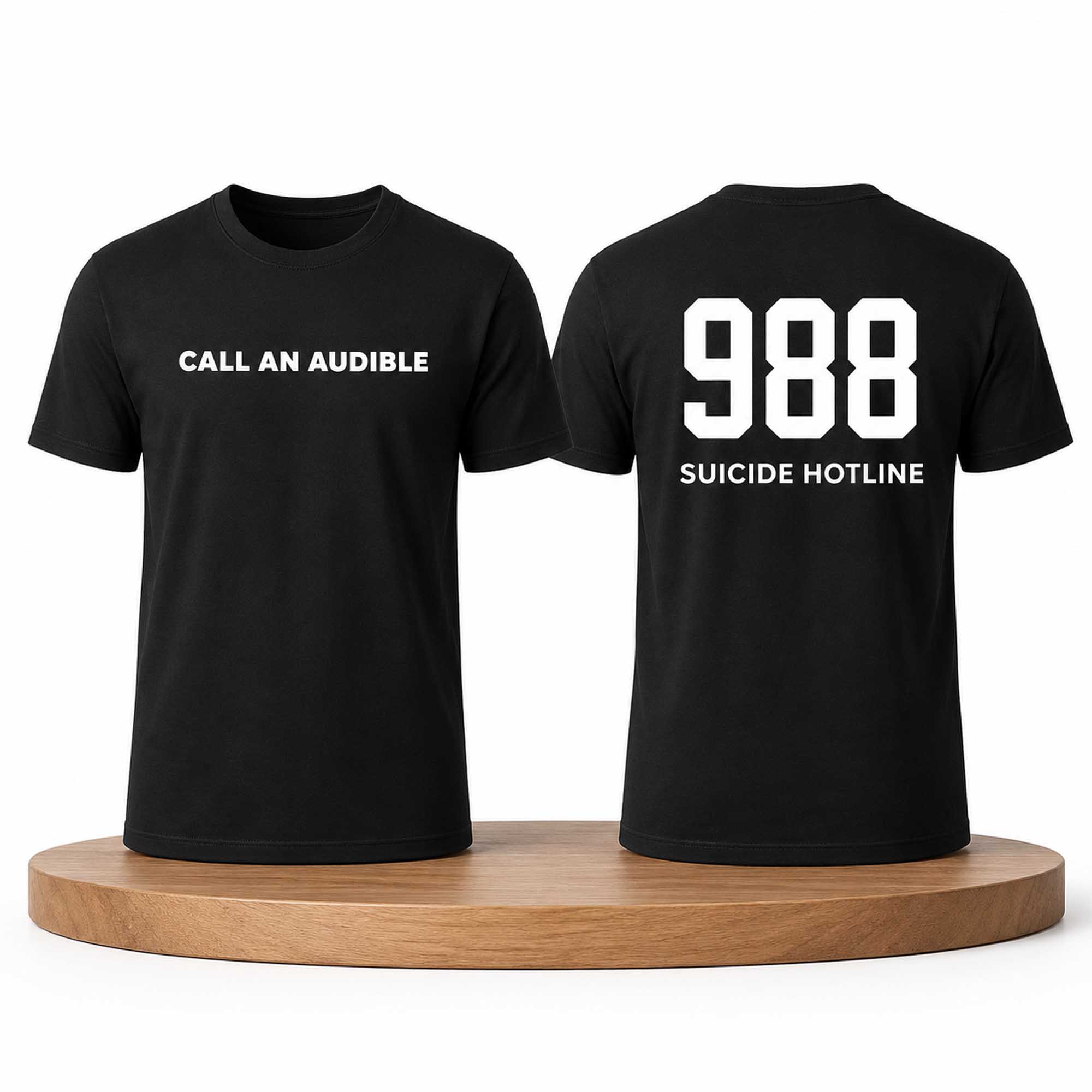 Marshawn Kneeland Call An Audible 988 Suicide Hotline Shirt Marshawn Kneeland Call An Audible 988 Suicide Hotline Shirt