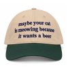 Maybe Your Cat Is Meowing Because It Wants A Beer Hat