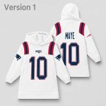 Maye 10 Patriots Football Unisex Blanket Hoodie