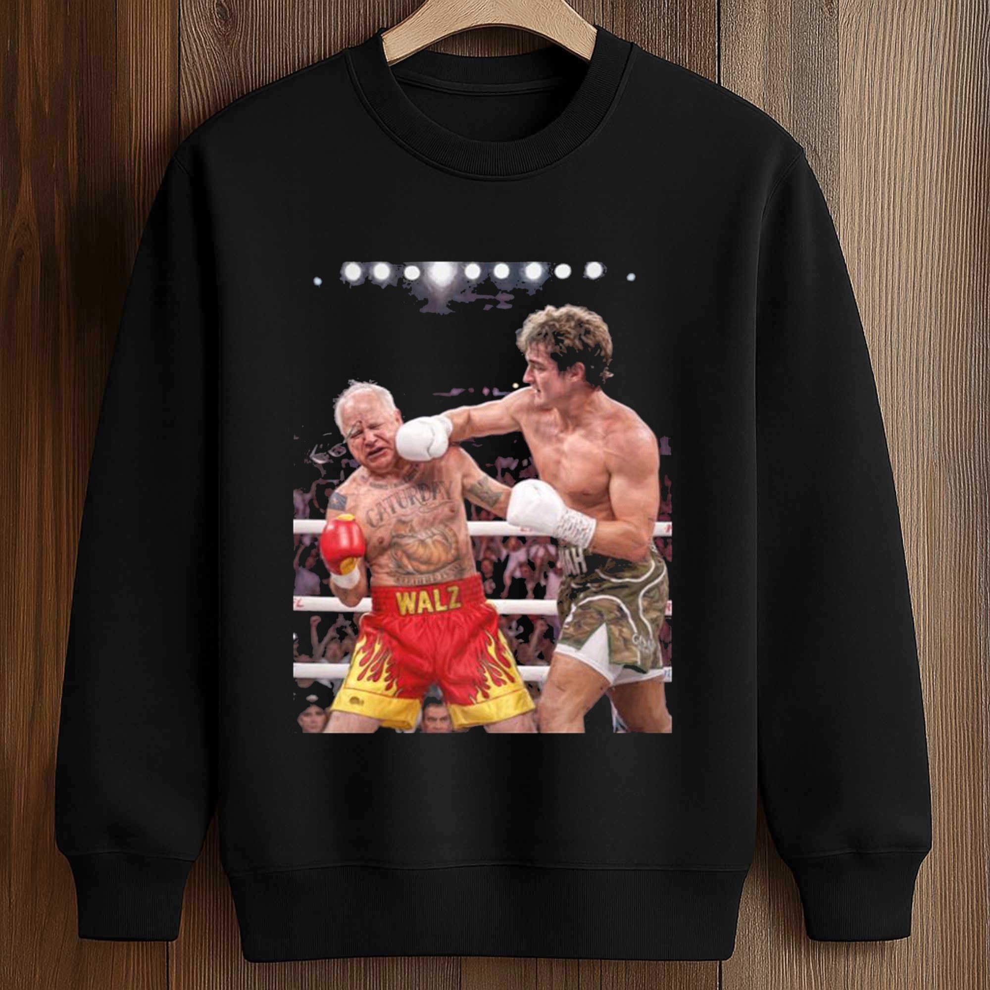 Nick Shirley and Tim Walz Knocked Out Shirt 3 Nick Shirley and Tim Walz Knocked Out Shirt (3)