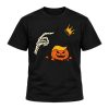 No Kings Skeleton Pumpkin Trump Halloween Shirt