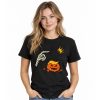 No Kings Skeleton Pumpkin Trump Halloween Shirt (3)